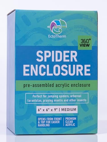 EctoTherm Arboreal Jumping Spider Enclosure and Arboreal Tarantula Enclosure - size: Medium