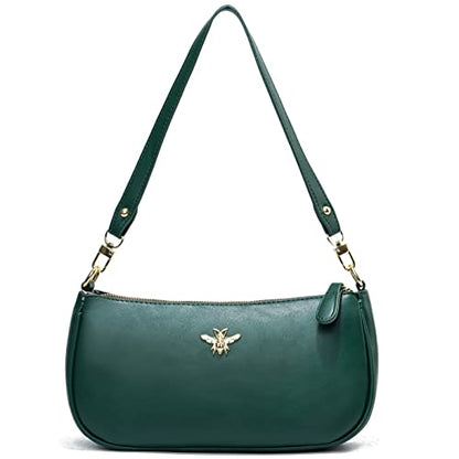 Small Tote Shoulder Bags Purses for Women Retro Classic Crossbody Bags Cute Clutch Purse and Handbag - color: 0-3-green a