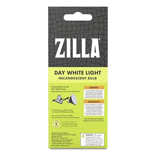 Zilla Incandescent Bulb, Day White - size: 75 Watts, style: Day White