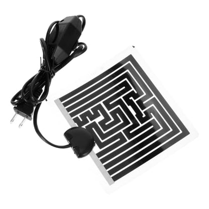 Outanaya 5w Plastic Heat Reptile with Control Mat Adjustable Temperature Portable Black Heating Pad Tank, Easy to Use Under Tank Heater for Lizard Habitat