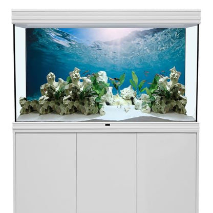 AWERT 48x20 inches Vinyl Undersea Ocean Floor Aquarium Background Tropical Tank Background - size: 48x20in/120x50cm