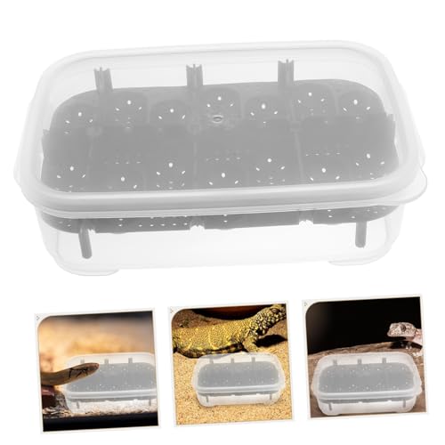 Reptile Egg Incubator with Transparent Hatchery Box for Snakes Lizards Tortoises Premium Breeding Container for Reptile Pets Durable
