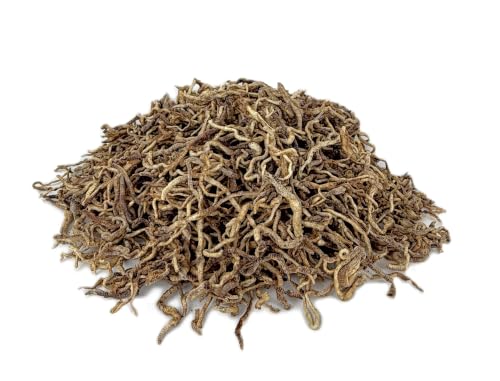 Earthworms, Freeze Dried Floating Earthworms for Large Fish… 5oz Med Jar | Freeze Dried Floating Earthworms high in protein, great for Large Fish, Koi, Pond Fish, Turtles, Reptiles, Hamsters, Rodents - size: 5 Ounce (Pack of 1)
