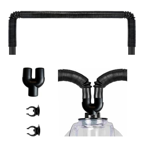 Extension Tube/Hose for COOSPIDER 380B and 500B Reptile Fogger, Accessories of Reptile Humidifier with Hose, Suction Cup, 2 in 1 Joint, Reptile Mister Parts for Reptiles Amphibians and Terrarium