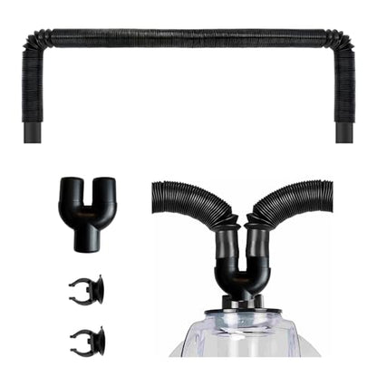 Extension Tube/Hose for COOSPIDER 380B and 500B Reptile Fogger, Accessories of Reptile Humidifier with Hose, Suction Cup, 2 in 1 Joint, Reptile Mister Parts for Reptiles Amphibians and Terrarium