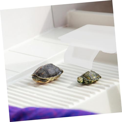 Abaodam Turtle Basking Platform for Reptiles Resting Terrace with Climbing Ramp for Water Turtles Frogs and Lizards Multi Functional Aquarium Decoration and Reptile Tank