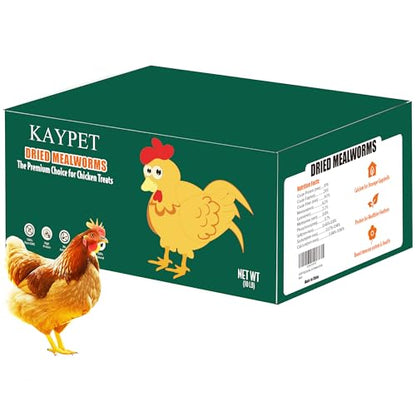 Dried Mealworms 10LB Meal Worms for Chicken Ducks and Wild Birds | Pure Natural Non-GMO High Protein Chicken Feed