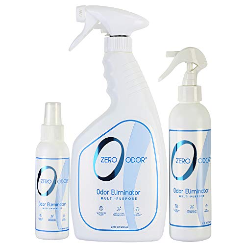 Zero Odor - Multi-Purpose Strong Odor Eliminator for Home, Office, Car, Bathroom, Hotel, Room Deodorizer, and Odor Neutralizer, (Kit) - size: 3 Piece Assortment