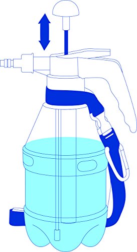 Classic USA Misters 1.5 Liter Personal Water Mister Pump Spray Bottle - color: Blue