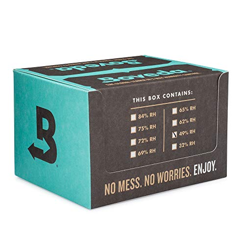 Boveda 49% Guitar Humidifier Refills, 12-Ct - Large Instrument Cases - size: 12-Pack, style: 12 Pack