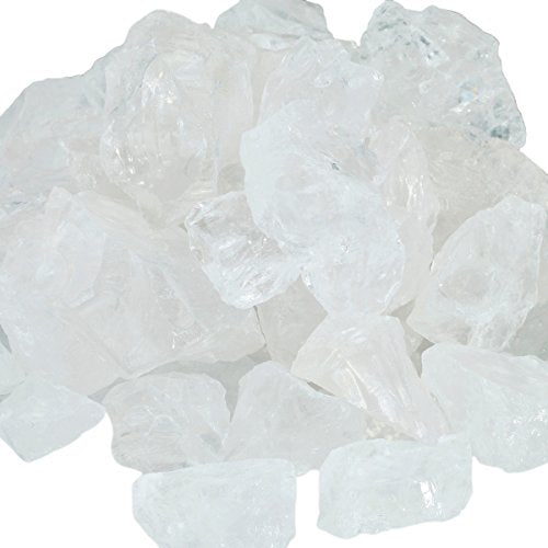 SUNYIK 1LB Natural Raw Rock Quartz Stones Rock for Tumbling Cabbing | Irregular Healing Crystal Rock Stones for Aquarium, Terrarium Fish Tank, Fountain Rocks, Jewelry Making, Rock Collections - color: Rock Quartz(0.8"-2.2")