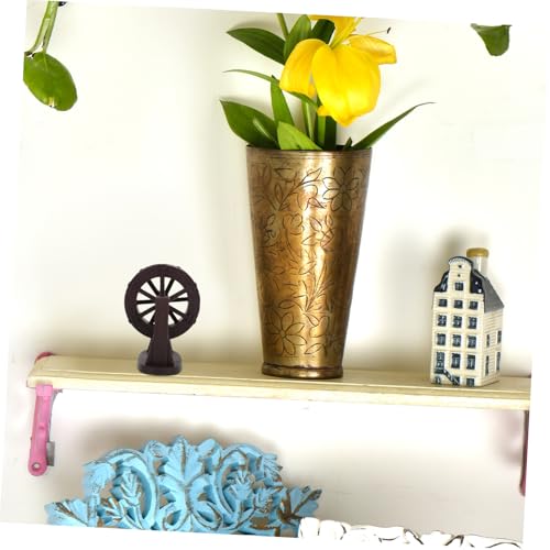 Mobestech Miniature Water Wheel Fountain Decor Landscape Water Wheel Prop for DIY Gardens Ponds and Indoor Displays Versatile Fountain Accessories