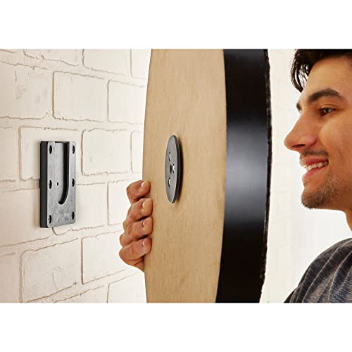 Viper QuickFit Dartboard Mounting Bracket, Universal Dart Board Mount Kit with Track Slider System and Oche Measuring Tape, Wall Mounting Hardware