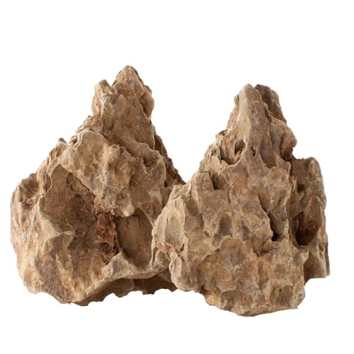 Natural Dragon Stones 10lb,Aquarium Aquascaping Rocks（2-8 inch） | Aquascaping Stone for Fish Tank,Terrariums,Paludariums, Reptile Enclosures & Gardens,Landscaping Rocks - color: Dragon Stone, size: 10Lb (2-8 inch)