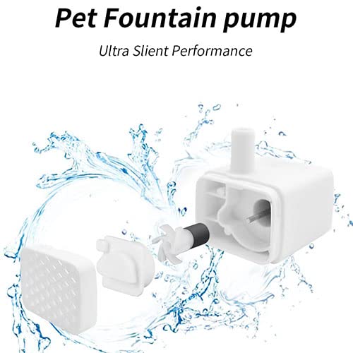Water Pump for Pet Fountain,Smart cat Water Fountain-White HB-200