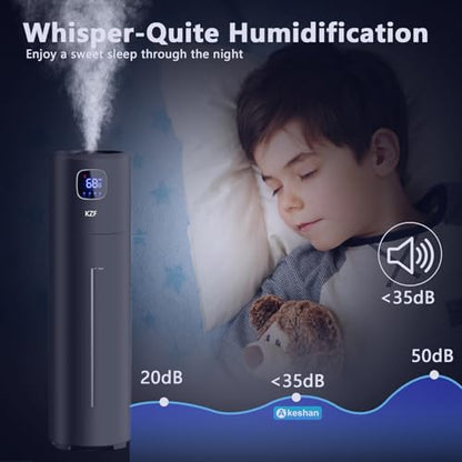 KZF 9L Humidifiers for Bedroom Large Room | Cool Mist, Top Fill