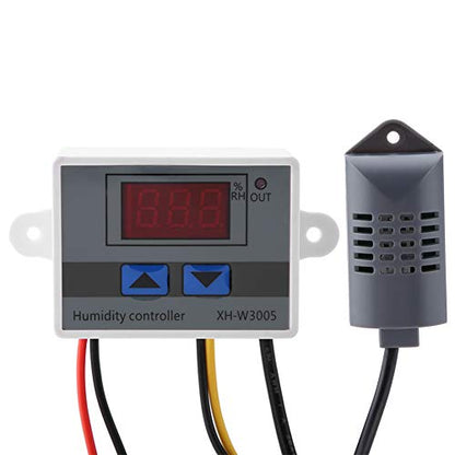 Kadimendium Reptile Humidifier Hygrometer Controller with Humidity Sensor 1005 Digital Display Humidity Controller for Mushroom Greenhouse (12V), Kadimendium3qg1dexvks-01