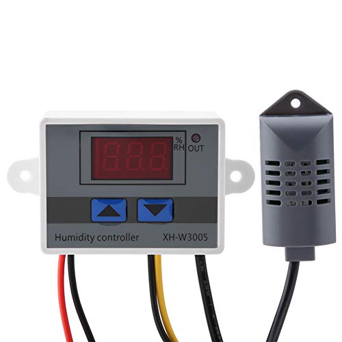 Kadimendium Reptile Humidifier Hygrometer Controller with Humidity Sensor 1005 Digital Display Humidity Controller for Mushroom Greenhouse (12V), Kadimendium3qg1dexvks-01