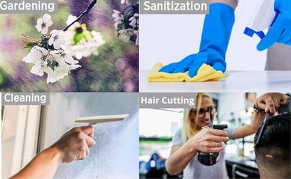 Adjustable Spray Bottles for Cleaning Solutions - No Leak and Clo, Plants, Cleaning Solutions, BBQ. Plant Sprayer, Hair Mister, Squirt Bottles for Liquids - Food-Safe Pet, Vinegar