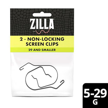 Zilla Reptile Terrarium Fresh Air Screen Non-Locking Clips, 2 Pack, Small - size: Small