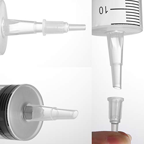 2 Pack Large Syringes (100 ML), Plastic Garden Industrial Syringes for Scientific Labs, Measuring, Watering, Refilling, Filtration Multiple Uses ，More Size Choice：150ML