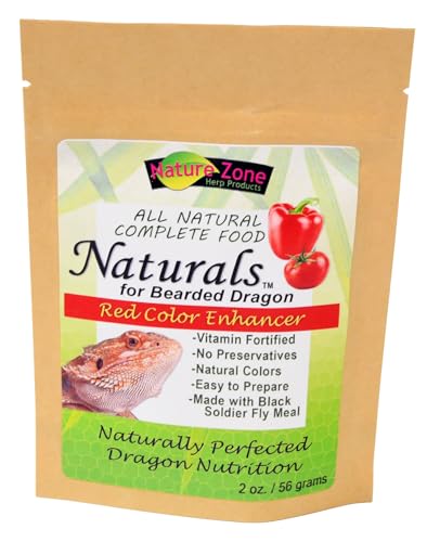 Nature Zone Naturals - Bearded Dragon Food - RED Color Enhancer, 2 oz / 56 G