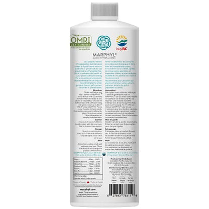 MARPHYL All-Purpose Plant Food – Organic Nutrient-Rich Fertilizer & Soil Enhancer for Indoor & Outdoor Flowers, Vegetables, Succulents, Bamboo & Hydroponics - size: 33.8 oz