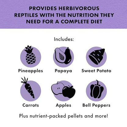 Zilla Pet Reptile Herbivore Food Medley Diet, 4 oz - size: 4 Ounce (Pack of 1)