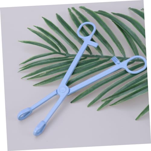FRCOLOR 3pcs Pet Stool Clamp for Easy Cleaning Plastic Design for Lizards Birds and Animals Convenient Waste Removal Tool Essential Pet Cleaning Supply