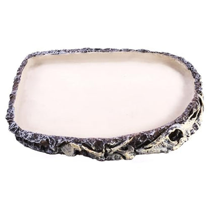 Tfwadmx Reptile Water Bowl, Reptile Feeding Dish, Bearded Dragon Water Dish, Turtle Feeding Bowl for Tortoises, Snakes, Lizards, Geckos, Chameleons - color: Bowl-1Pcs
