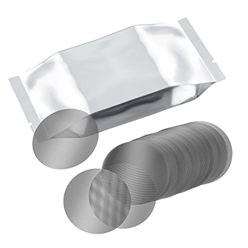 D'vine Dev 50 Pack Stainless Steel Drainage Hole Mesh, 2 Inch, 97-N-1 | Rust-Resistant Durable Material, High-Density Filtration, Prevents Soil Loss, Maintains Drainage & Airflow, Reusable