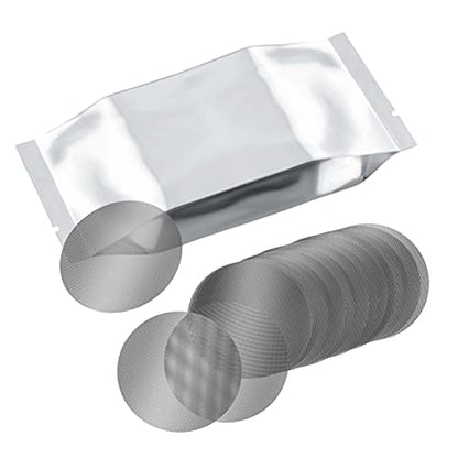 D'vine Dev 50 Pack Stainless Steel Drainage Hole Mesh, 2 Inch, 97-N-1 | Rust-Resistant Durable Material, High-Density Filtration, Prevents Soil Loss, Maintains Drainage & Airflow, Reusable