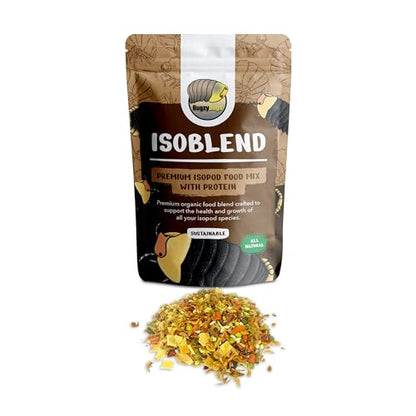 Isoblend Premium Isopod Food Feed Mix All Natural Protein Vegetable Dry Blend for Isopods Feeders Insects