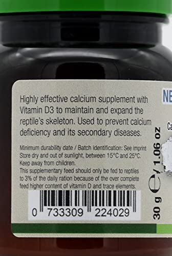 Nekton Rep-Calcium Plus D3 Reptile Supplement 30g, (1.06oz) - size: 1 Ounce (Pack of 1)