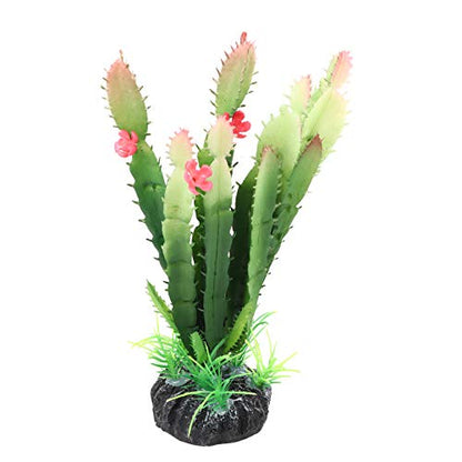 Zerodis Artificial Plant, Simulation Plastic Aquatic Plants Terrarium Reptiles Habitats Decoration Home Decor for Fish Aquarium Landscape