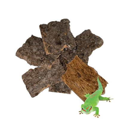 Reptile Cork Bark Substrate,1.5 LB Natural Tree Bark for Terrarium Wood Gecko Climbing Bark Bedding Bulk Habitat Decor for Bearded Dragon Spider Lizard Tarantula Hermit Crab - size: 【1.5 LB】