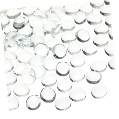 ABOOFAN Glass Bead Decorative Marbles Flat Marble Beads Vase Fillers Terrarium Decor for Jewelry Making