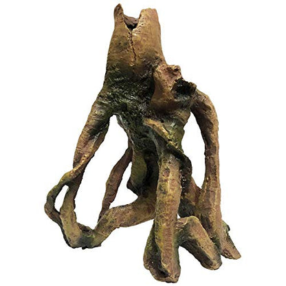SLOCME Aquarium Resin Wood Trunk Ornament - Lifelike Driftwood Decor,Betta Fish or Other Pets Can Swim Through The Branches