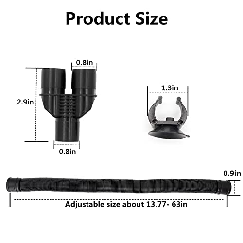 Reptile Fogger Extension Tube, Accessories of Reptile Humidifier Mister Suitable for Reptiles Amphibians and Terrarium
