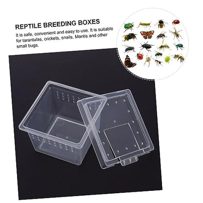 IMIKEYA 20pcs Reptile Breeding Box for Snakes Geckos Tarantulas and Frogs Enclosure for Pets Lightweight and Wear-Resistant Reptile Container