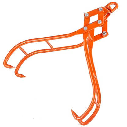 VEVOR Timber Claw Hook, 28 inch 4 Claw Log Grapple Logging Tongs, Swivel Steel Log Lifting Tongs 31" Max Opening, Eagle Claws with 2205LBS/1000kg Loading Capacity for Tractors, ATVs, Trucks, Forklifts - style: 28in-Swivel