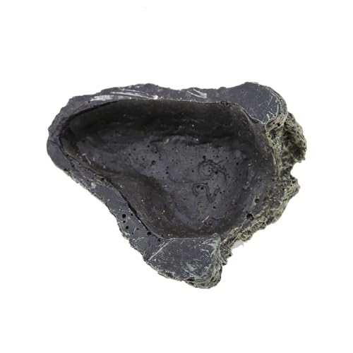 lyrlody Fish Hiding Cave, Reptile Hideout Cave, Aquarium Decoration for Gecko, Axolotl, Small Animal Basking Hide Crawling Terrace Made of Safe Resin Simulated Rock Design (B-025A Small Cave)
