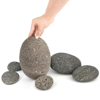 Taiji Stone Natural Aquascaping Rock 18lb Planted Aquarium Decor | Bold layered texture; iwagumi and terrarium - size: 10 Taiji Stone(2-9 inches, 17lbs)