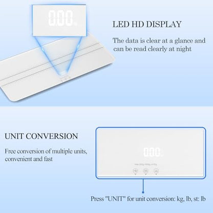 Digital Pet Scale Measuring Range 0.45lbs-220lbs Digital Pet Scale for Small-Medium Dogs/Large Cat Dog Scale is not Suitable for Large Dogs (White) - color: white