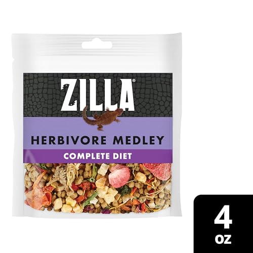Zilla Pet Reptile Herbivore Food Medley Diet, 4 oz - size: 4 Ounce (Pack of 1)