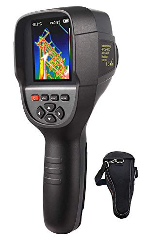 220 x 160 IR Resolution HTI Thermal Imager, Handheld 35200 Pixels Thermal Imaging Camera with 3.2" Color Display Screen(Battery Included) - size: HT-18:220 x 160