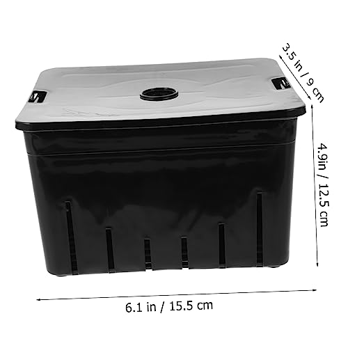 Abaodam Brooder Box for Reptiles Small Incubation Box Suction Cup Multi-Function Isolation for Turtle Supplies