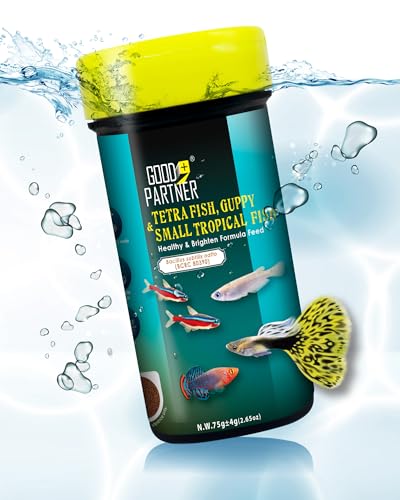 Purify Series for Tetra Fish Food | Small Tropical Sinking Pellets, Suitable for Betta, Guppy Fish, All Natural Ingredients, 2.65 oz - style: Small Tropical Fish