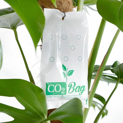 CO2BAG® M - Natural CO2 Generator for Grow Tents, Indoor Plants & Greenhouses | Boosts Growth, Yield & Harvest Speed | Organic Hydroponic Supplement | Compact & Maintenance-Free (Medium 1-Pack) - size: Medium, 1-Pack