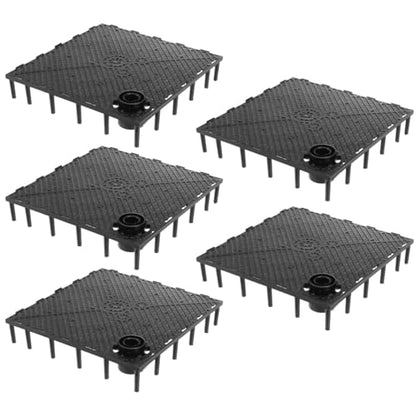 VANZACK Aquarium Bottom Filter Plate 5-Pack Fish Tank Filtering Plates Divider Board Grid 5.70 X 5.70 X 0.98 in Undergravel Filter Parts for DIY Aquarium System